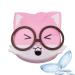 Fezewurs Rosa Cartoon Animal Travel Case for Contact Lenses - Portable Eye Contact Lens Storage Container & Accessories - Buy Online on GoSupps.com