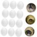 Yardwe 12pcs Fake Eggs Minieggs Household Egg Props Mini Egg Graffiti Plastic Eggs Fake Bird Eggs Parrot 1.6x1.2cm White - Buy Online on GoSupps.com