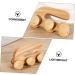 Healeved Wood Roller Massage Device - Handheld Body Massager for Legs & Back Relief | Anti-Roller & Portable Wooden Massage Stick - Buy Online on GoSupps.com