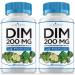 DIM Supplement 200mg - DIM Diindolylmethane Plus BioPerine 120-Day Supply of DIM for Estrogen Balance, Hormone Menopause Relief, Acne Treatment, PCOS, Fitness