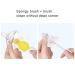 Moum Routes 6-Part Baby Bottle Cleaning Brush Set - Eco-Friendly Non-Slip Handle Interchangeable Sponges Travel Pink Set - Buy Online on GoSupps.com