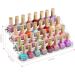 Wakects Nail Polish Organizer - 4 Tiers Transparent Makeup Rack Display | International Shipping Available - Buy Online on GoSupps.com