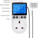 Diymore 220V Digital Temperature Controller Thermostat with Backlight LCD Screen - Ideal for Greenhouse, Farm, and Terrarium - Buy Online on GoSupps.com