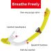 SwimStars Snorkel Set for Women and Men - Anti-Fog Comfortable Mask with Tempered Glass - Ideal for Swimming, Snorkeling, and Scuba Diving - Yellow - Buy Online on GoSupps.com