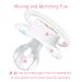 LittleForBig Large Shield Pacifier II - Adult Size White Little Circus Giraffe Pattern | International Shipping Available - Buy Online on GoSupps.com
