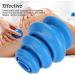 Blue Massage Cups - 4pcs Silicone Cupping Set for Body & Face | Portable Chinese Cupping Therapy - Buy Online on GoSupps.com