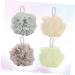 Housoutil 4pcs Large Bath Ball Shower Pouf - Premium Mesh Sponge for Relaxing Bath Experience - International Shipping Available - Buy Online on GoSupps.com