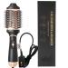 One Step Hot Air Brush Hair Styler and Volumizer with Negative Ion Anti-frizz Ceramic Titanium Barrel 4 in 1 for Hair Brush Dryer Curler and Straightener Golden