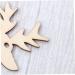 COHEALI 40 Pcs Christmas Ornaments Unfinished Christmas Wooden Wood Cutouts Accessories Manual Crafts As Shownx2pcs Size 2x2pcs - Buy Online on GoSupps.com