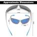 Flying Fisherman Buoy Jr Angler Polarized Sunglasses - Blue | AcuTint UV Blocker for Fishing & Outdoor Sports - Buy Online on GoSupps.com