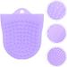 Cleaning Brush 3pcs Brush Blackhead Exfoliating Scrubber Massager Silicone Care Skin Dry Tool Pad Cleaning Purple Scrubber Facial Cradle Delicate Violet Cleanser Handheld Sensitive (Size : 11.8X10 11.8X10CMx4pcs - Buy Online on GoSupps.com