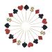 27pcs Heart Decor Casino Cupcake Toppers Heart Cupcake Topper Casino Cake Topper Paper Cake Topper Toothpick Poker Birthday Playing Cards Wooden Las Vegas Theme Cupcake Decoration/51