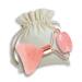 THIS HIPPIE GIRL Gua Sha Glow Roller Facial and Neck Massage Tool Rose Quartz Facial Roller Massager for Face and Eye Face Sculpting Tool & Massage Roller Gua Sha Facial Tools Face Roller