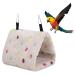 Winter Warm Plush Bird Nest Hammock Hamster Hanging Bed Cave Cage for Parrot Budgie Parakeet Cockatiel Conure Sugar Glider(S)