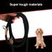 2m Nylon Dog Leash with 2 Carabiners - Durable Double Line Training Drag Line for Small Medium & Large Dogs - Perfect for Exercise & Control (Black) - Buy Online on GoSupps.com