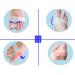 JIAHAO Bunion Band Gel Toe Spreader Protector - 1 Pair, Creative Design for Foot Care (White) - Buy Online on GoSupps.com