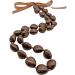 ORALGOS Unique Pearl-Closing Necklace | Brown Pearl Wreath & Leis for Special Ceremonies - Buy Online on GoSupps.com
