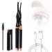 Buqikma Heated Eyelash Curlers Electric Eyelash Curler 3 Temp Modes 2in1 Clip-Type Eyelash Curlers with Built-in Comb Rechargeable Heated Lash Curler for Quick Heatin Lashes Curl Tool