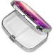 Lavender Printing Small Pill Case - Cute 2 Compartment Travel Pill Organizer for Purse & Pocket Gifts - Buy Online on GoSupps.com