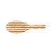 Extra Large Oval Bass Brush - Cushioned Wood Bristles & Stripped Bamboo Handle - Buy Online on GoSupps.com