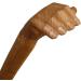 Hand-Carved Back Scratcher Nora - 50cm Curved Lime Wood Cherry Stained - Unique Gift for Relaxation - Buy Online on GoSupps.com