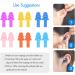 50 Pairs Reusable Silicone Ear Plugs for Sleeping, Swimming, Concerts - Noise Cancelling, Waterproof, Multicolor - Sound Blocking for Snoring & Shooting - Buy Online on GoSupps.com