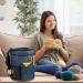 SumDirect Knitting Bag - Portable Yarn Organizer Tote for Knitting and Crochet - Blue - Buy Online on GoSupps.com