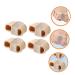 Gleavi Two Hole Toe Separator 4pcs - Silicone Bunion Guard & Nail Art Stand - Foot Care Supplies for Men and Women - Assorted Color - Buy Online on GoSupps.com