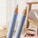 Concealer Pencil Multifunctional Waterproof Pencil with Pencil Sharpener Long Lasting Moisturizing Pencil with Sharpener Ivory White - Buy Online on GoSupps.com