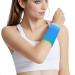 Wrist sweatbands for men sweat wristbands Elastic Sports Competition WristbandsNonslip Sweatproof Breathable Compression Tennis Wristband for Running Blue - Buy Online on GoSupps.com