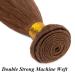 Brazilian Human Hair Bundles - 100% Virgin Straight Chestnut Brown Extensions | 20 Weave - Buy Online on GoSupps.com