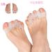 Toe Separator Silicone for All Toes - Hallux Valgus Correction | Soft Gel BPA-Free 2 Pairs - Buy Online on GoSupps.com