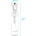 LSAIFATER 300ml Hair Spray Bottle - Continuous Water Mist for Hairstyles Plants & Cleaning | Transparent Design - Buy Online on GoSupps.com