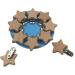 Natural Beech Wood Pacifier Clips for Boys & Girls | Soother Clip Accessories | DIY Pacifier Chains | International Shipping - Buy Online on GoSupps.com