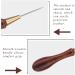 DIUDUS Leather Wooden Handle Scratch Awl Tool for Leather Sewing and DIY Handmade Projects - Buy Online on GoSupps.com