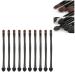 10 Professional Dual-Sided Eyeshadow Brushes & Sponge Applicators for Women - Perfect Cosmetic Tools for Flawless Makeup - Buy Online on GoSupps.com