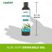 Aloe Vera Topical Gel Sunburn Relief - Soothing Moisturizer After Sun - for Face Body Hair - Made from 100% Pure Organic Cold Pressed Aloe Vera Gel For Face - with Vitamin C - Made in Canada (240 g (Pack of 1)) - Buy Online on GoSupps.com
