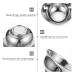 Fomiyes Stainless Steel Foam Chale Tools - Premium Hair Dye Mixer for Salon & Travel | Durable Hairdressing Dyeing Accessories - Buy Online on GoSupps.com