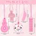 Sensory Chew Necklace Set - 5 Pink Teether Chew Toys for Autistic Children | Anxiety & Biting Relief | Food Grade Silicone Teether for Teething & Oral Motor Needs - Buy Online on GoSupps.com