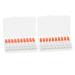 Lalafina 80st chewing gum interdental brush tooth floss dinner cleaning brush dental toothpick the rose flex tools oral interdental brushes teeth clean pp 1 piece (1 Pack) orange