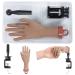 Flexible Reusable Manicure Practice Hand for Acrylic Nails Kit - Silicone Fake Hand with Clamp for Nail Art Training - Black - Buy Online on GoSupps.com