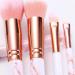16-Piece Pink Marble Make-Up Brush Set with Holder | Foundation Eyeshadow & Eyebrow Brushes Perfect for Professionals & Beginners - Buy Online on GoSupps.com