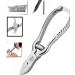 Pro Heavy Duty Barrel Spring Toe Nail Cutter - Sharp Trimmers for Thick Toenails - Manicure & Pedicure Clippers for Men and Women - Stainless Steel - Buy Online on GoSupps.com