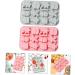 Alipis 2pcs Baking Mold Chocolate Mold Resin Mold Candy Making Mold Silicone Molds Cake Mold Christmas 3D - Buy Online on GoSupps.com