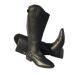 Rhinegold XW Luxury Leather Lace Up Riding Boots Size 3 - Extra Wide Black