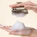Scalp Massage Brush | Soft Head Shampoo Brush for Wet & Dry Use | Head Massage & Hair Peeling - Beige - Buy Online on GoSupps.com