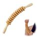 Premium massage roller wood back massager massage roller roller massager with handle suitable for neck legs back body
