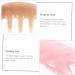 3-Piece Schabbret Multitools Massage Set - Jade Gua Sha Reflex Zone Hand & Foot Massager Pink Care Beeswax Hairbrush - Buy Online on GoSupps.com
