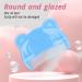 2Pcs Baby Scalp Brush Set - Soft Silicone Bath Brush for Newborns - Blue - Buy Online on GoSupps.com