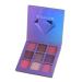 Beavorty Shimmer Eyeshadow 9 glitter eye shadow metallic eye shadow palettes women eye shadow eyeshadow palette diamond sequins Glitter Eyeshadow 1 count (Pack of 1) Purple
